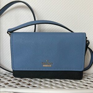 Kate Spade Cameron Street Blue and Black Crossbody Bag